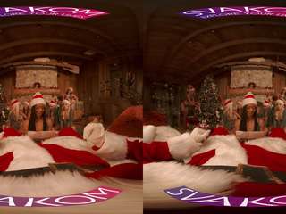 VRBangers Christams Orgy with Abella Danger and her 7 sexy Elves VR x rated film